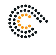 Action Against Cancer logo - dna dots in letter C shape
